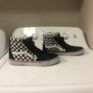 Vans sk8 hi checkers